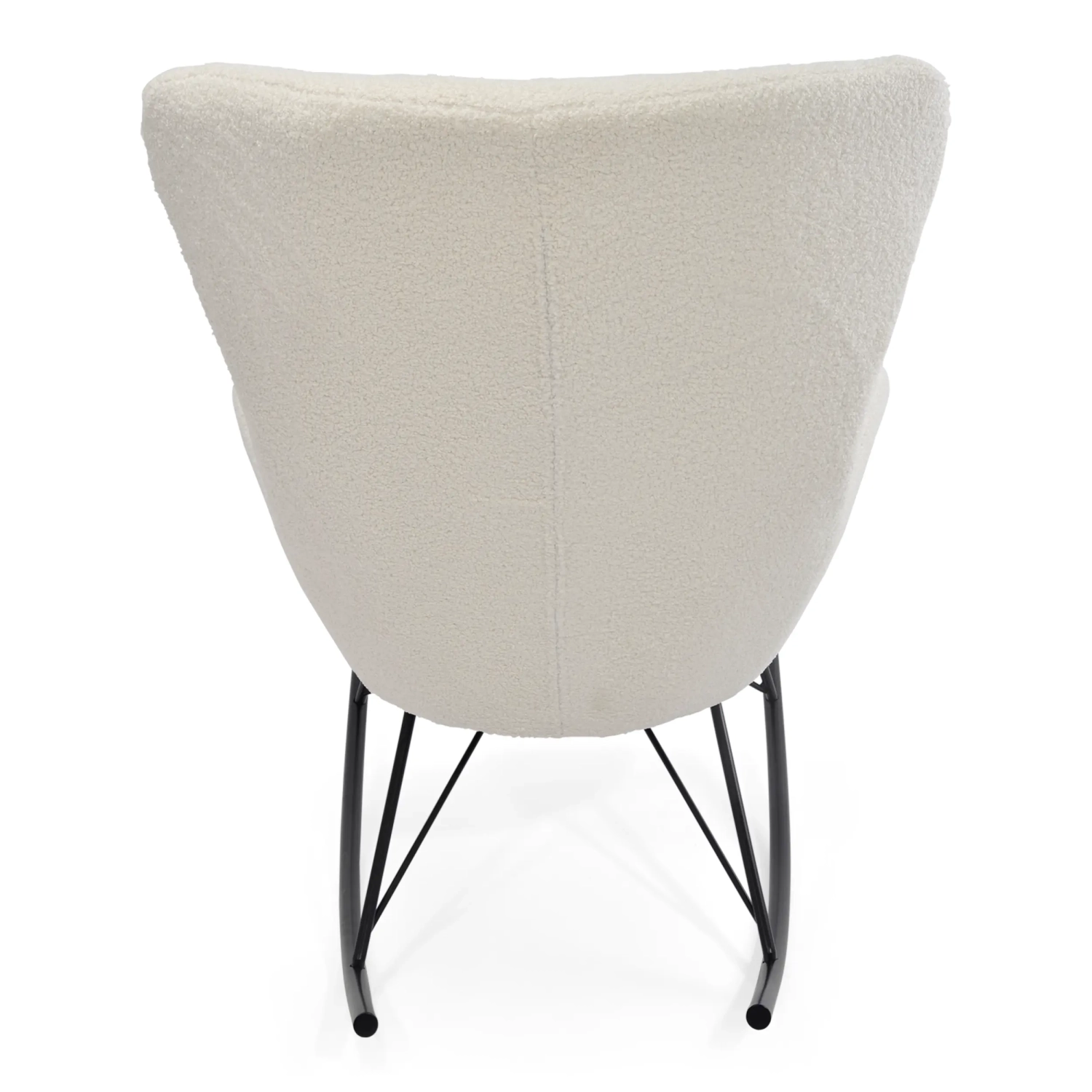 Nest Bouclé Rocking Armchair | Modern Designer Rocking Chair