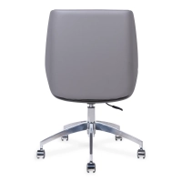 Nordic Colors Office Chair | Faux Leather & Chrome Base