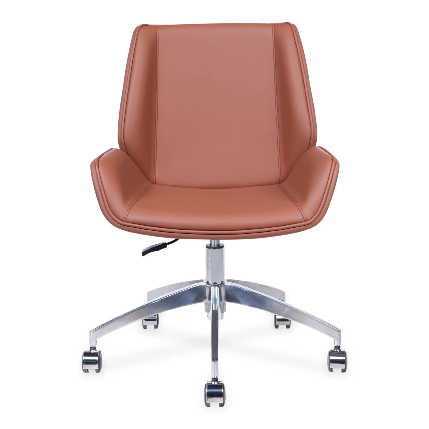 Nordic Colors Office Chair | Faux Leather & Chrome Base