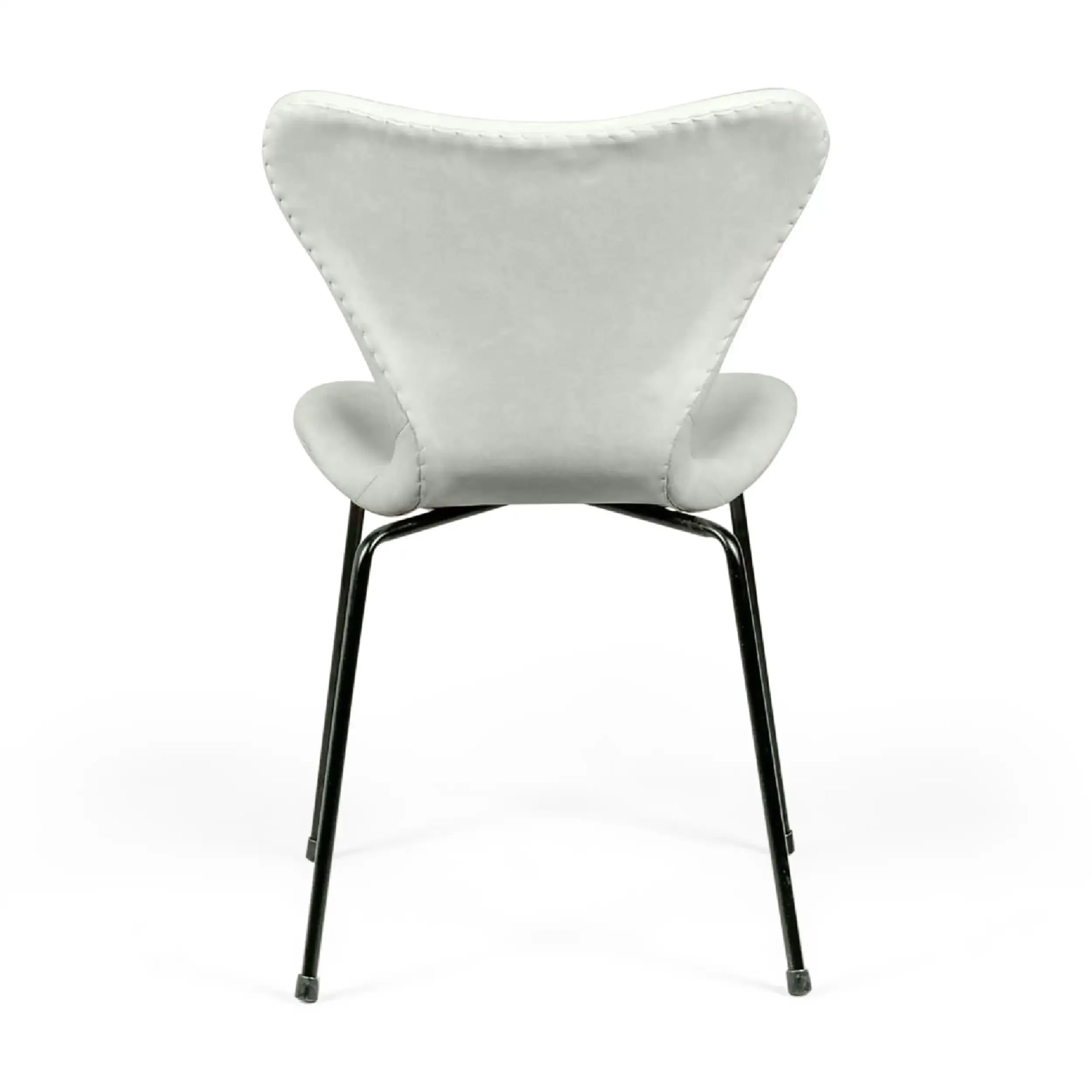 Chaise de salle à manger Seven en simili cuir vintage | Design industriel moderne