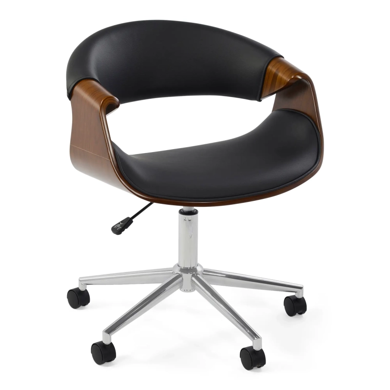 Burrow Krzesło biurowe S Walnut | Styl z połowy wieku