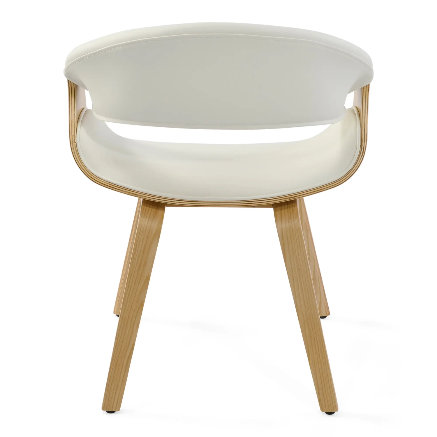 Burrow Chaise de salle à manger Z en bois d'érable | Modèle rembourré « Nordic »