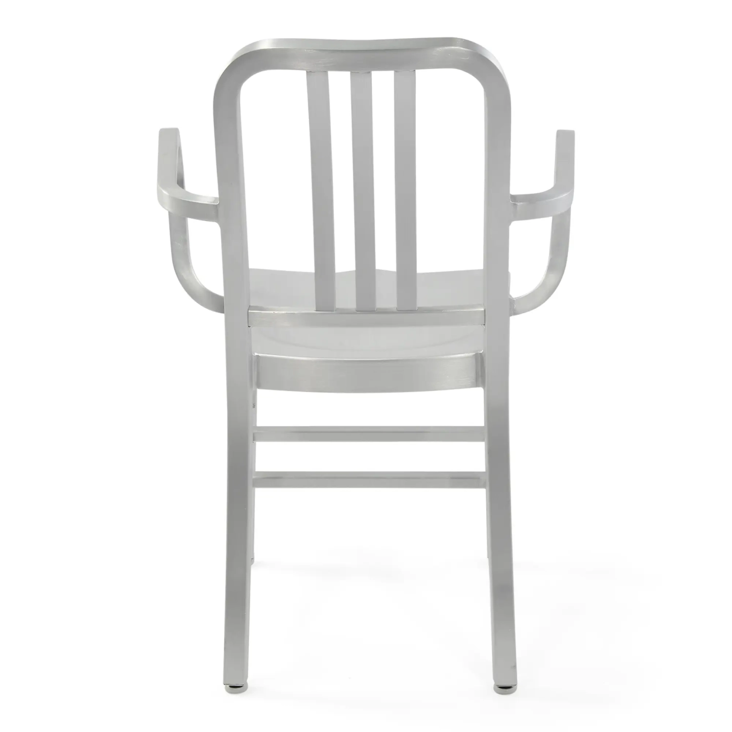 Chaise industrielle en aluminium Navi Army avec accoudoirs | Pour l'intérieur et l'extérieur