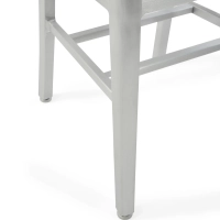 Industrial Aluminium Chair with Armrests