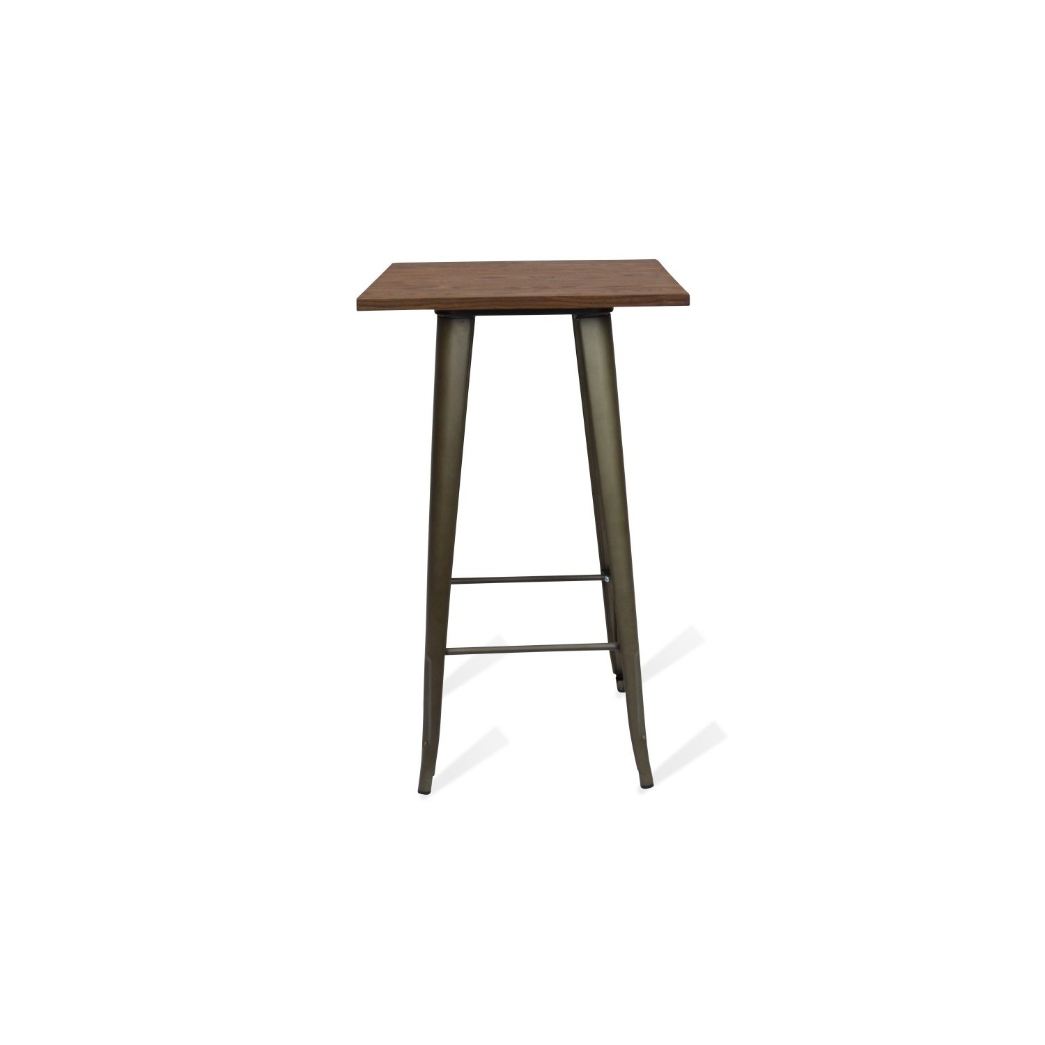 Alta Bistro Dark Legs Antik industriellt bord