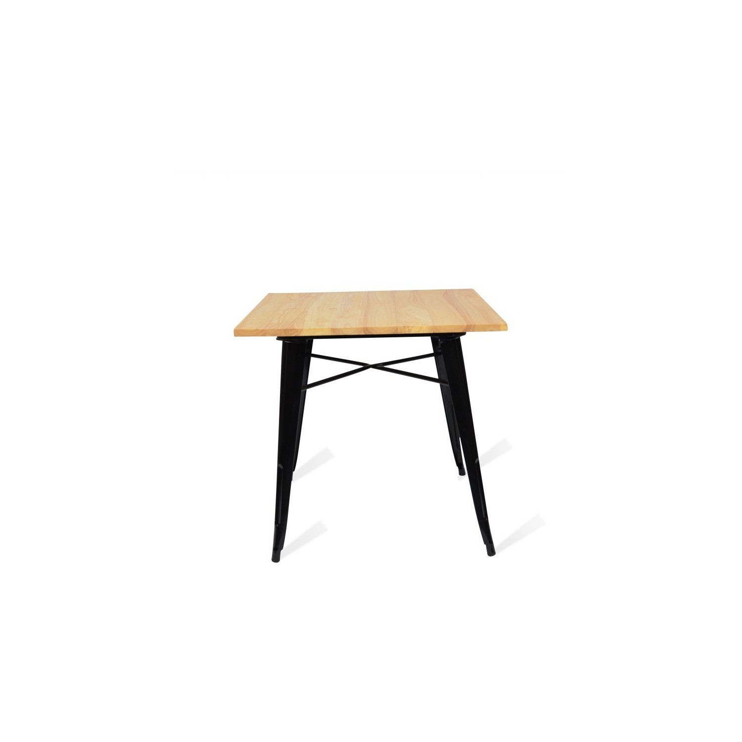 Industriellt bord Bistro Light Legs Black