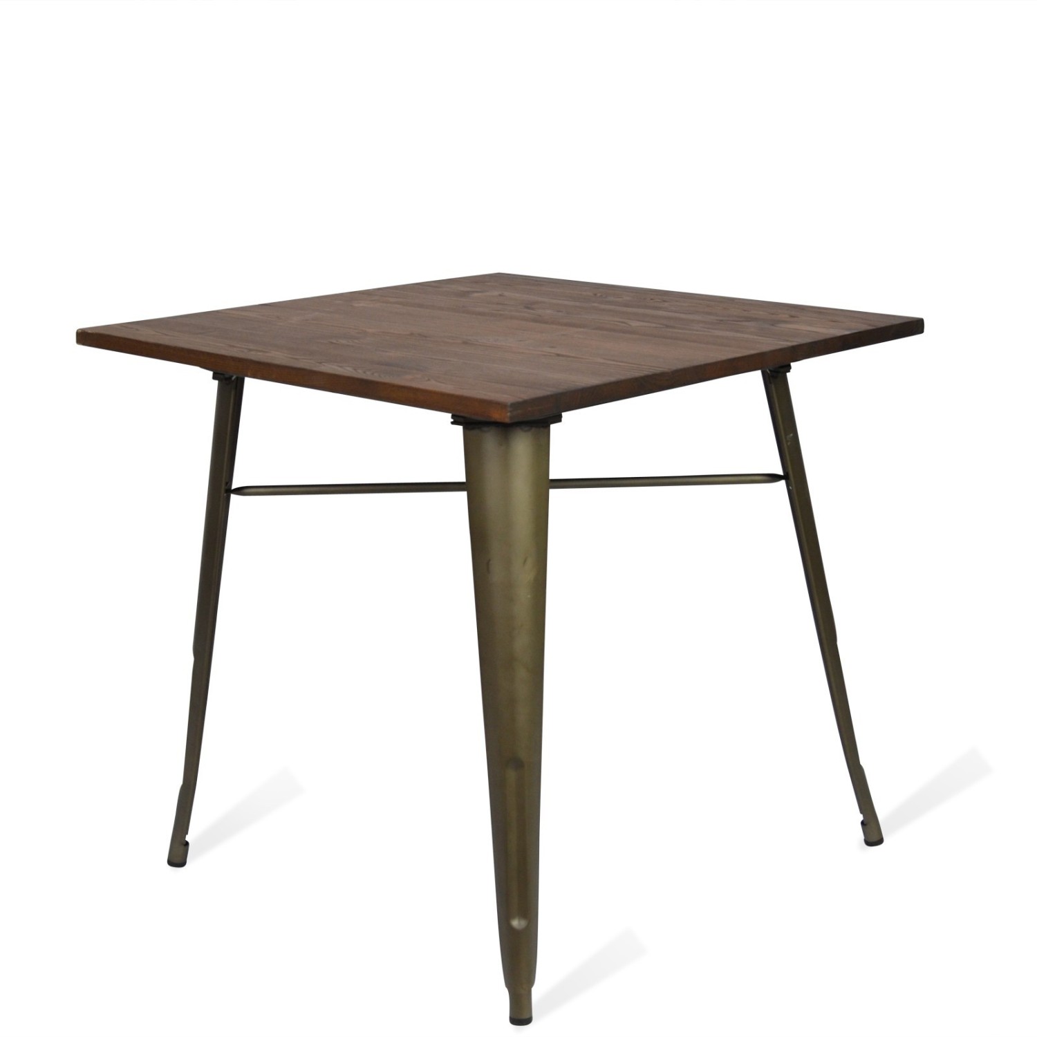 Industriellt bord Bistro Dark Legs Antique