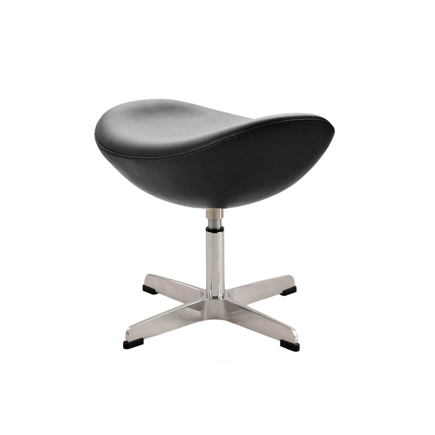 Osmanská replika kožené židle na vejce od návrháře Arne Jacobsen