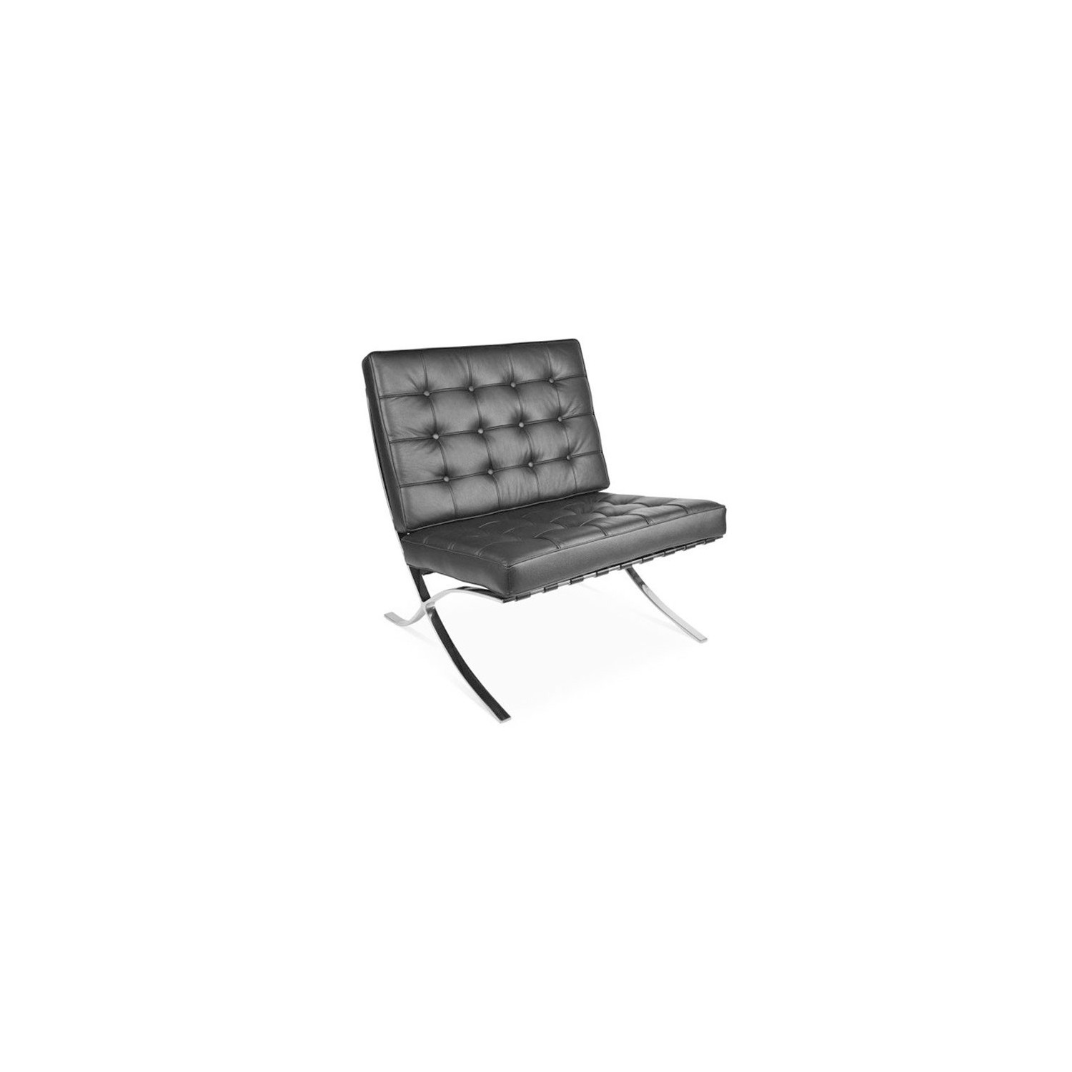Barcelona Sessel Half-Leder