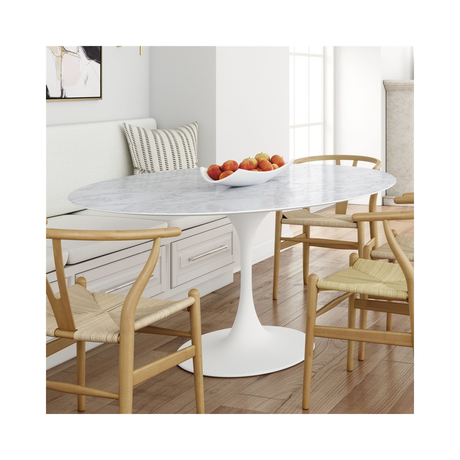 furmod Oval Tulip Table