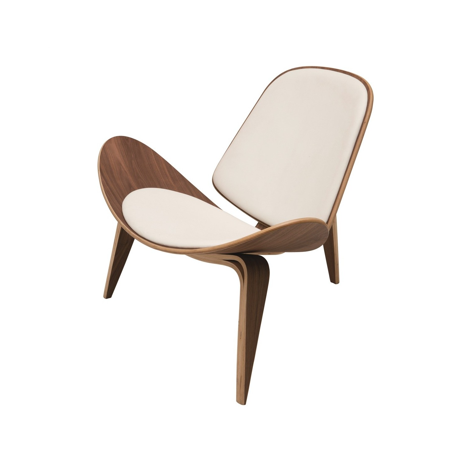 Shell Ch07 chair replica in walnut wood
