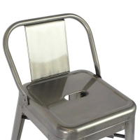 Pack 4 Taborety przemysłowe Bistro LB