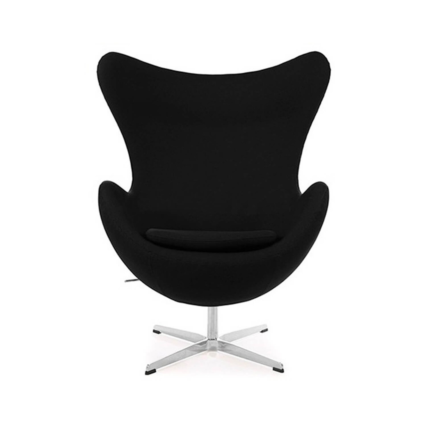Replika äggstol med fotstöd av designern Arne Jacobsen