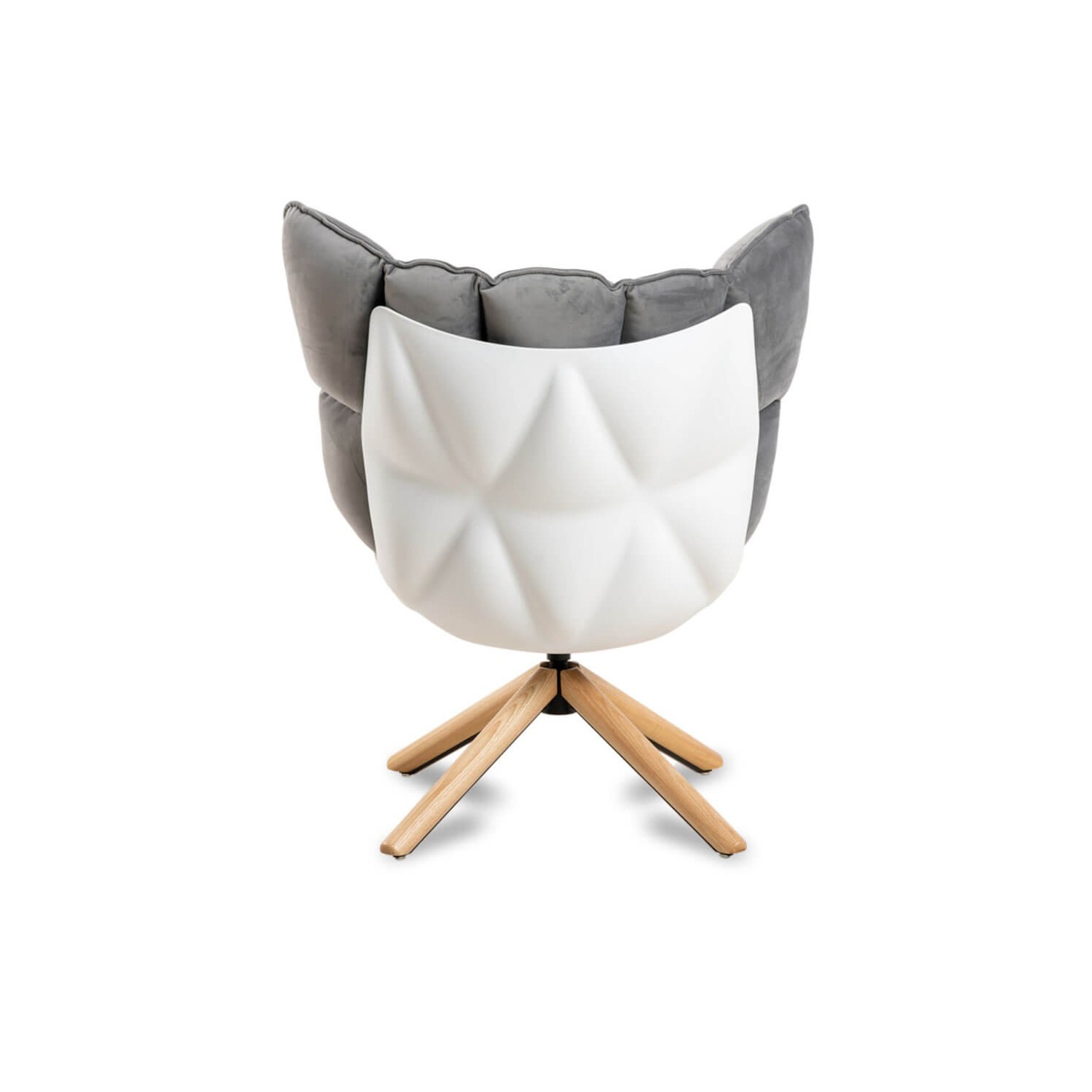 Réplica del sillón de Diseño Husk Armchair con reposapiés de la magnífica diseñadora Patricia Urquiola