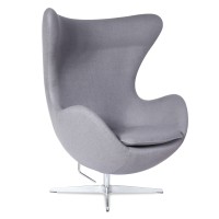 Replica Egg Chair in Cashmere from designer Arne Jacobsen
