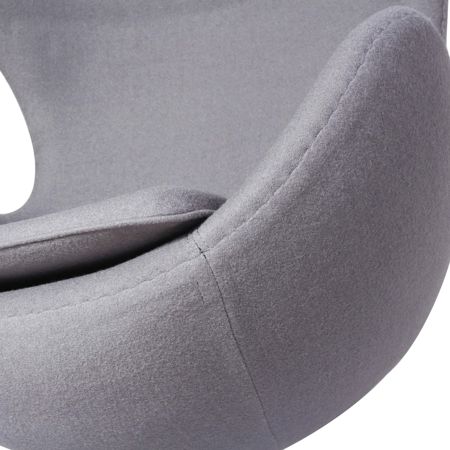 Replica Egg Chair in Cashmere from designer Arne Jacobsen