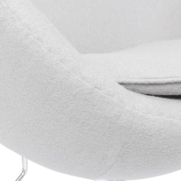 Replica Egg Chair in Cashmere from designer Arne Jacobsen