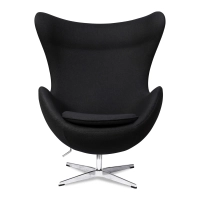 Réplica Silla Egg Chair en Cachemir del diseñador Arne Jacobsen