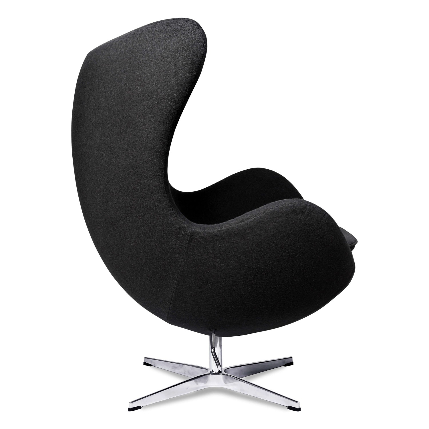 Egg Chair replica in cashmere del designer Arne Jacobsen