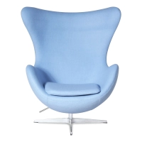 Replica Egg Chair in Cashmere from designer Arne Jacobsen