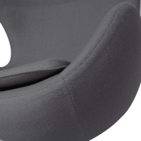 Replica Egg Chair em Cashmere da designer Arne Jacobsen