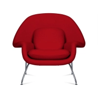 Replik av livmoderstolen av designern Eero Saarinen