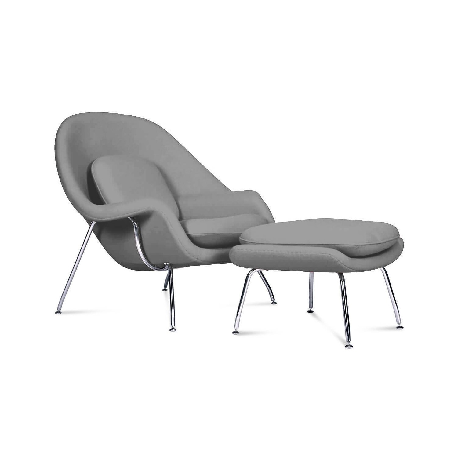 Replica of the Womb Chair by designer Eero Saarinen