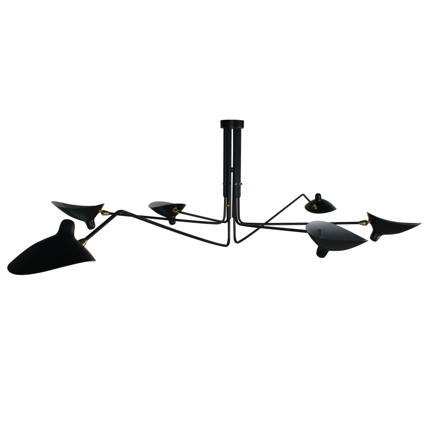 Inspiração Lâmpada Mouille Pendant 6 Arms