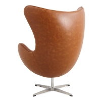 Replica Egg Chair in similpelle vintage invecchiata 