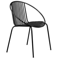 Chaise en acier de Bali adaptée à une utilisation en extérieur