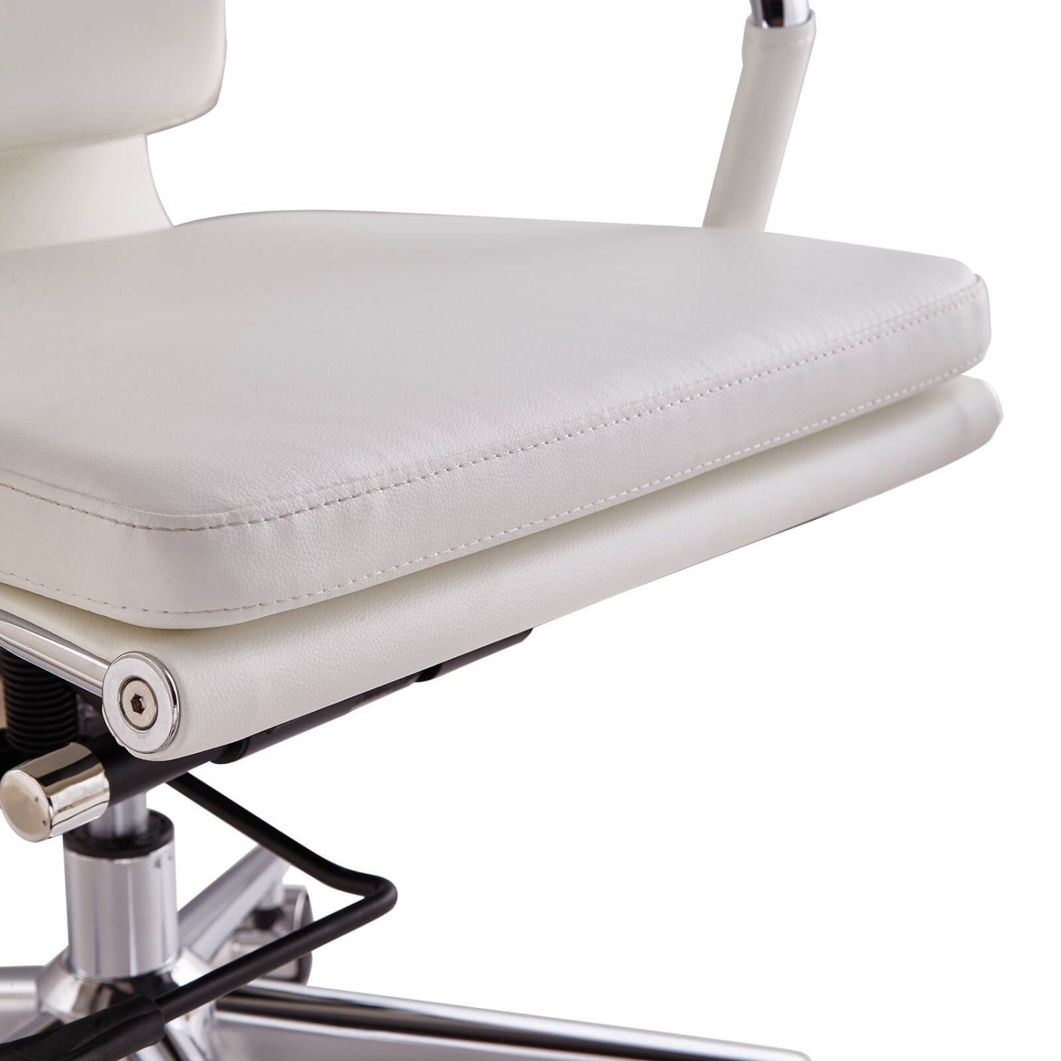Bureaustoel Soft Pad Highback in kunstleer