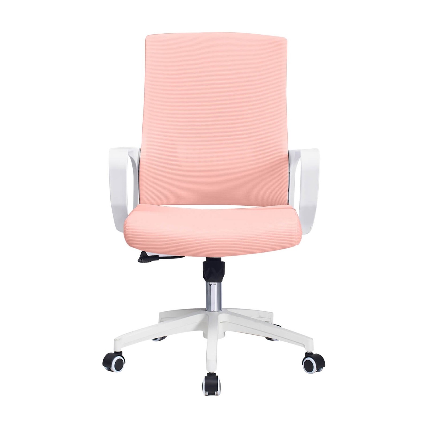 Cadeira de escritório de encosto baixo em malha ergonômica em malha de fibra