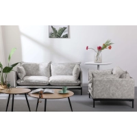 1-zitsbank bekleed met polyester