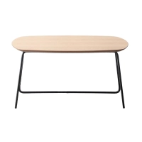 Mesa de Centro Cuadradada 80x80cm en Madera de Roble