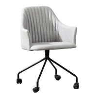 Chaise de bureau rembourrée de style vintage 