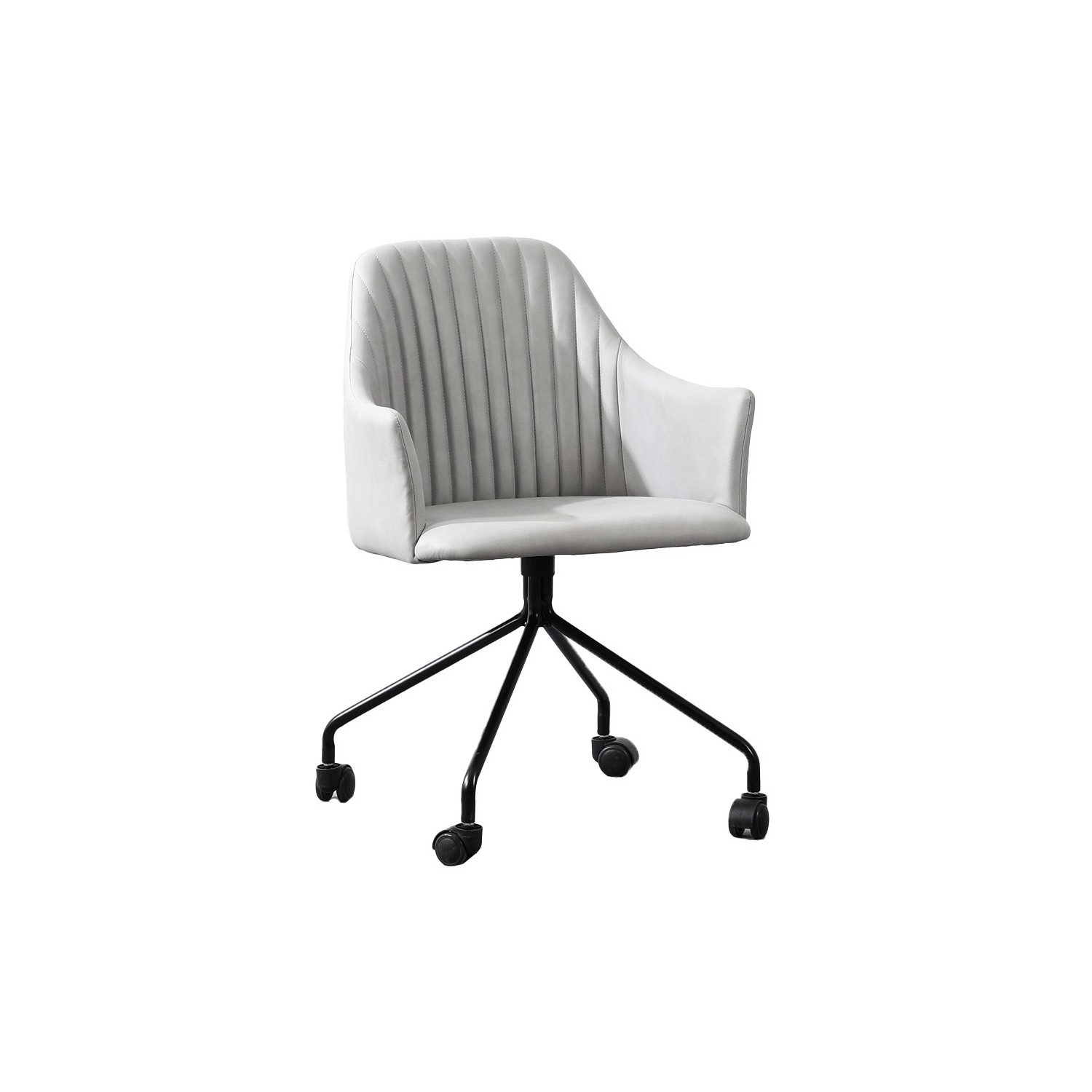 Silla Oficina Tapizada Estilo Vintage 