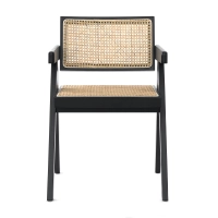 Réplica silla Chandigarh con brazos del diseñador Pierre Jeanneret 