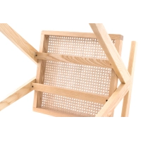 Réplique de la chaise Chandigarh avec accoudoirs du designer Pierre Jeanneret 