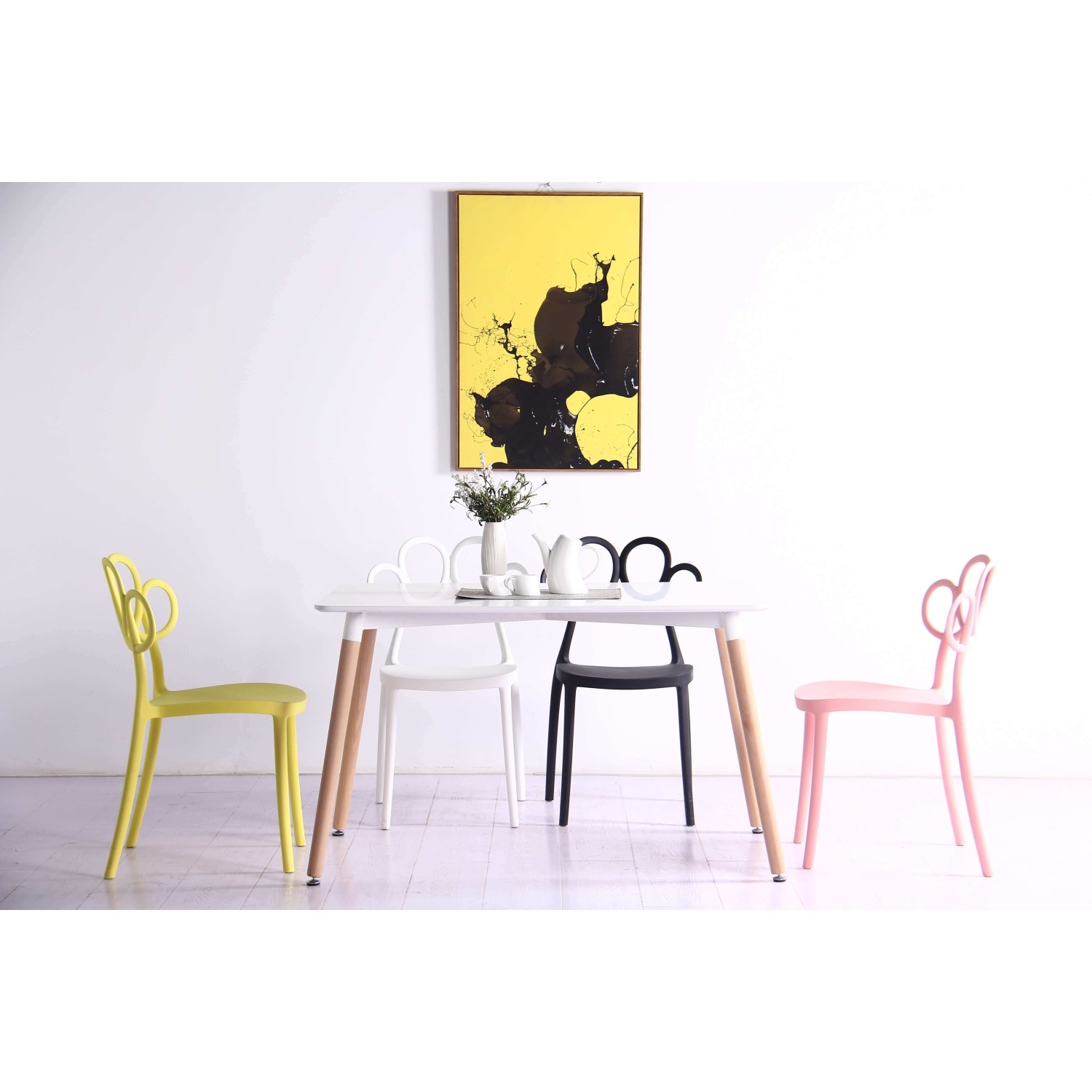 Rechthoekige Fox eettafel 160cm