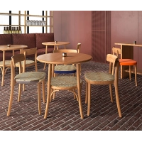 Vintage Oldhouse Table in Natural Rattan and Ash Wood