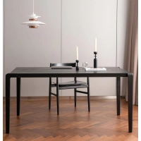 Table à manger rectangulaire en bois Inmod
