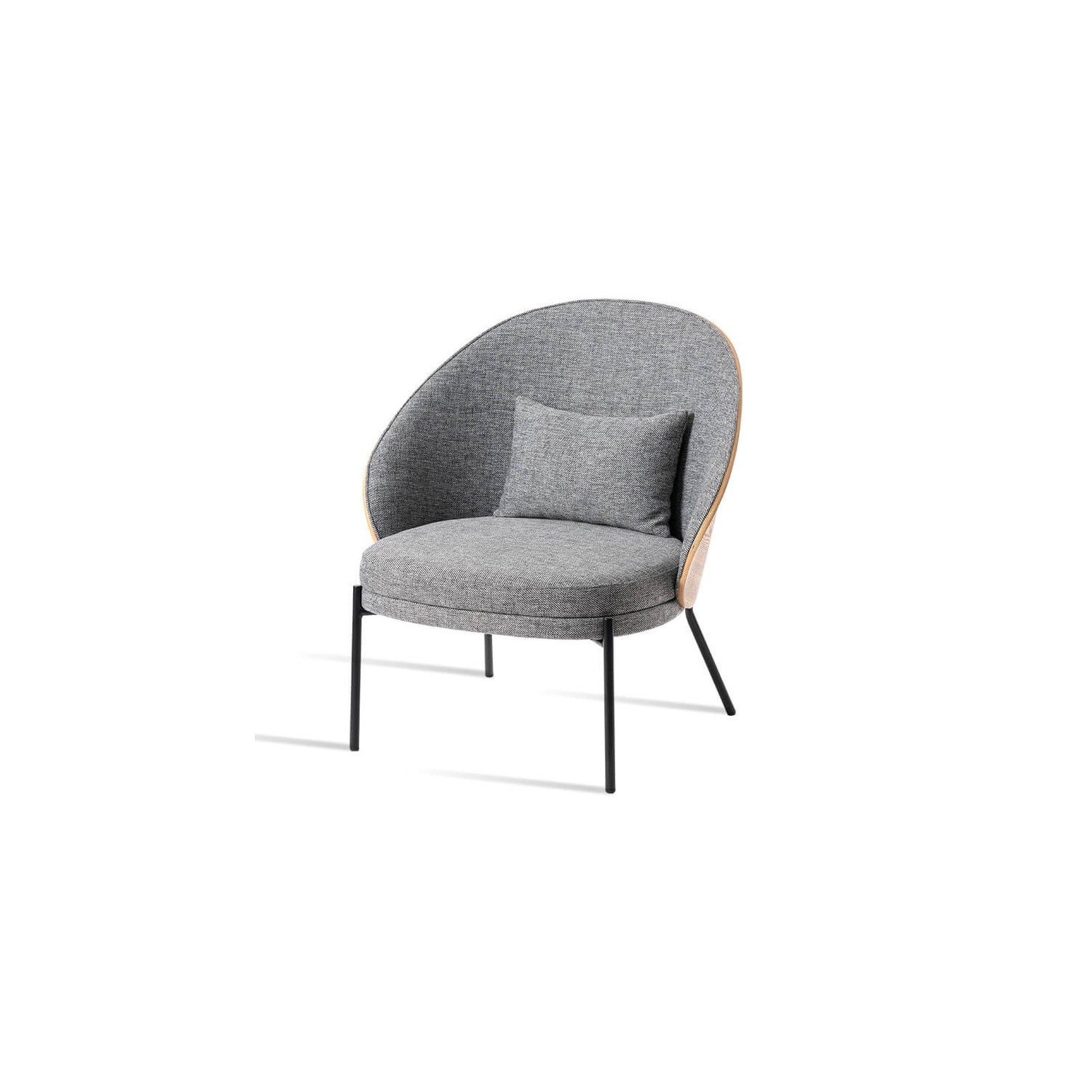 Nordic Earth Sessel mit Baumwollkissen