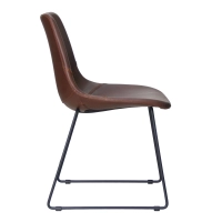 Silla Industrial City Tapizada en Polipiel