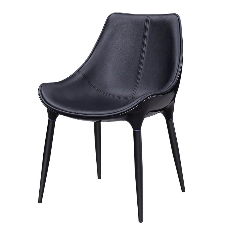 Chaise Olaan recouverte de simili cuir