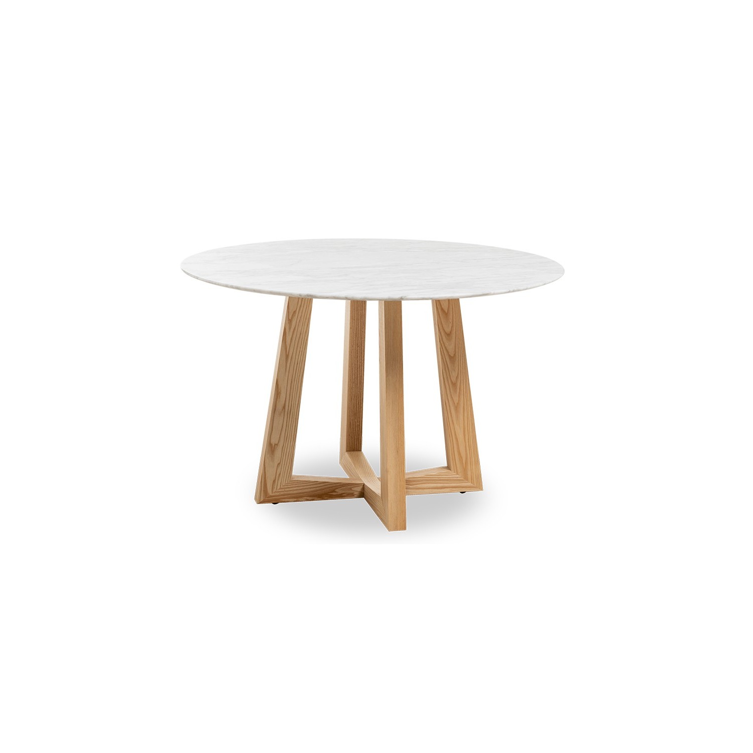 Table à manger Dream en marbre de Carrare 115cm