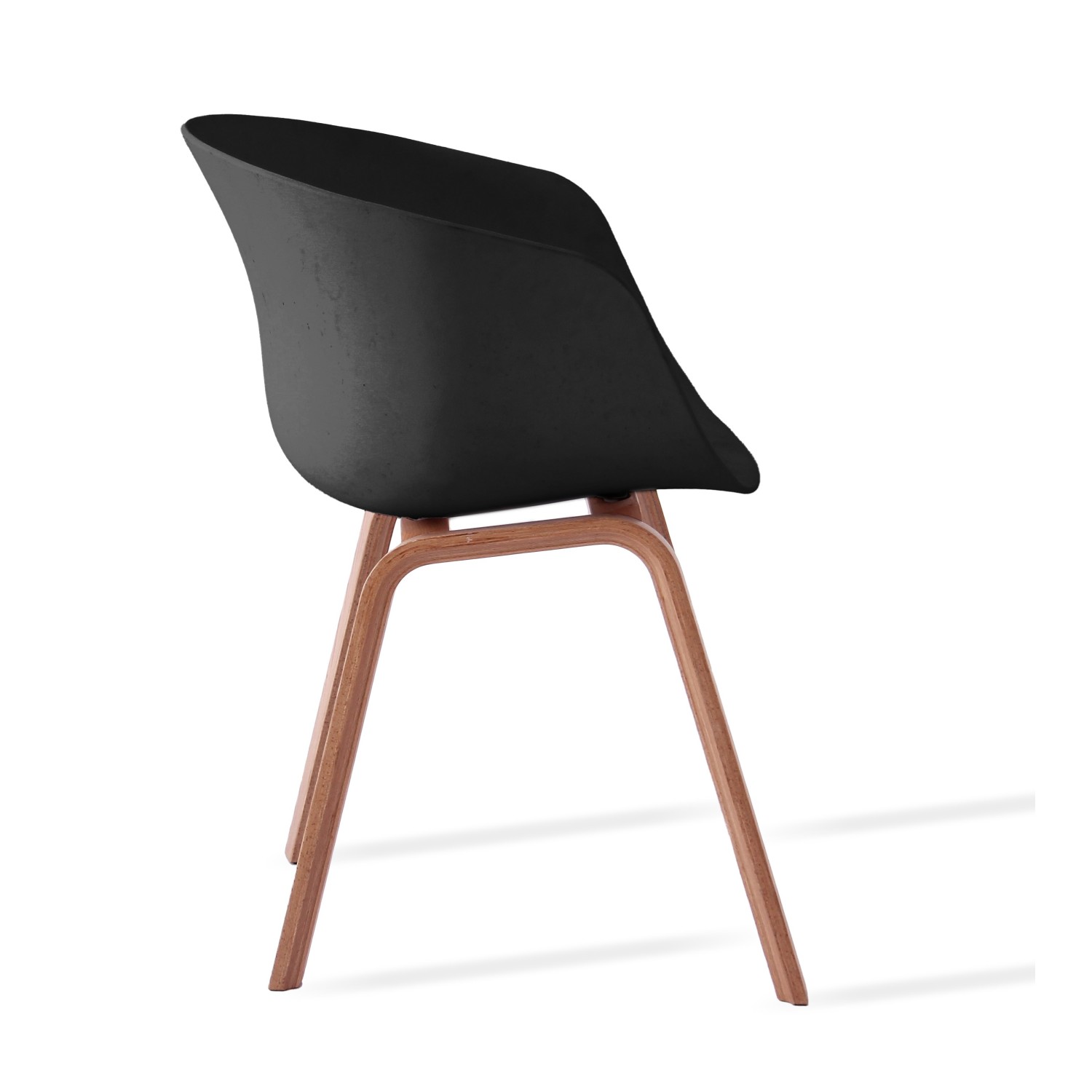 Chaise nordique Daxer en bois de hêtre de style nordique