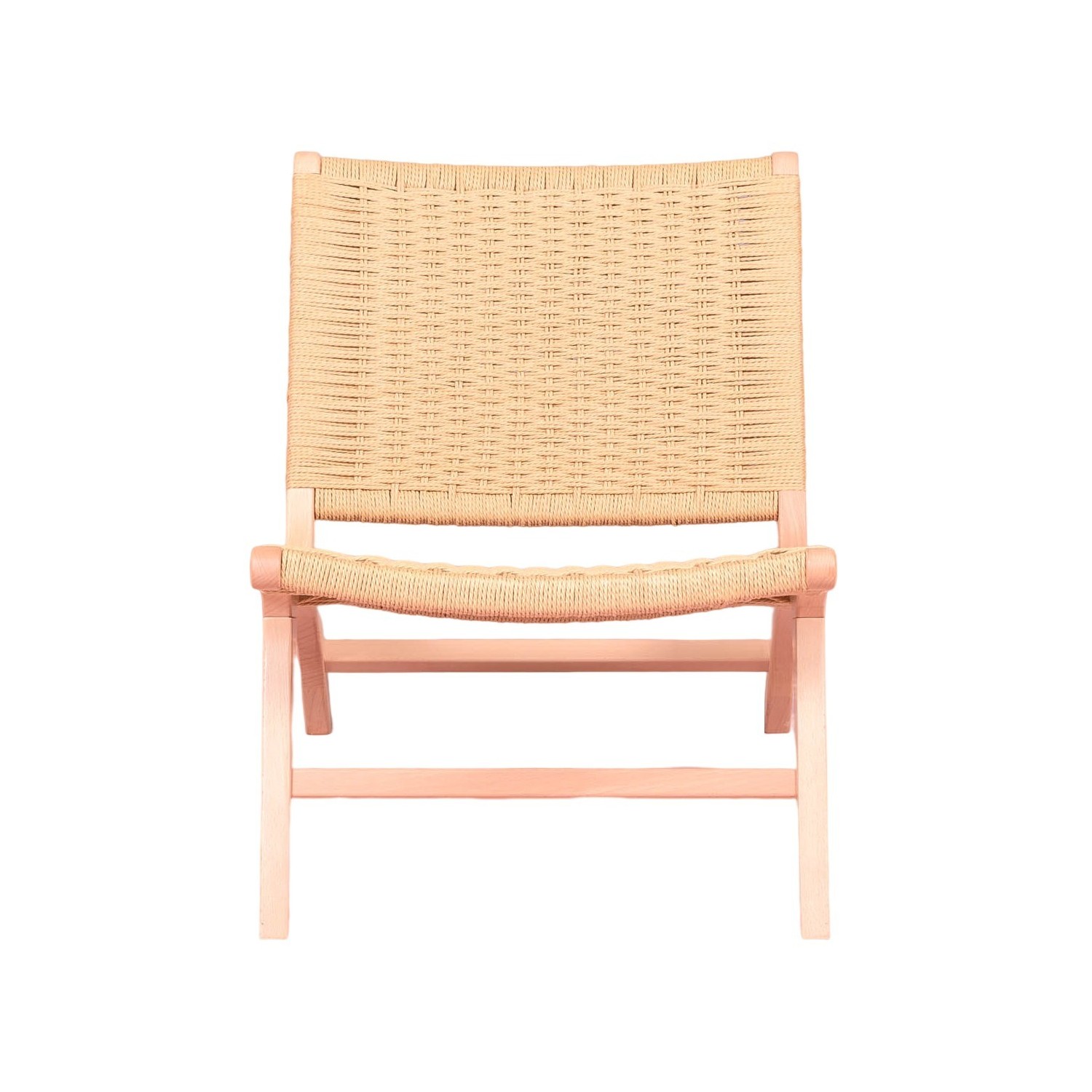 Nordic Forest fauteuil in beukenhout en natuurlijk touw