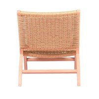 Fauteuil Nordic Forest en bois de hêtre et corde naturelle