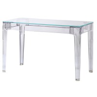 Pack Mesa Ghost 120cm Y 4 Sillas Felipe Ghost