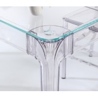 Pack Table Ghost 120cm Et 4 Chaises Felipe Ghost
